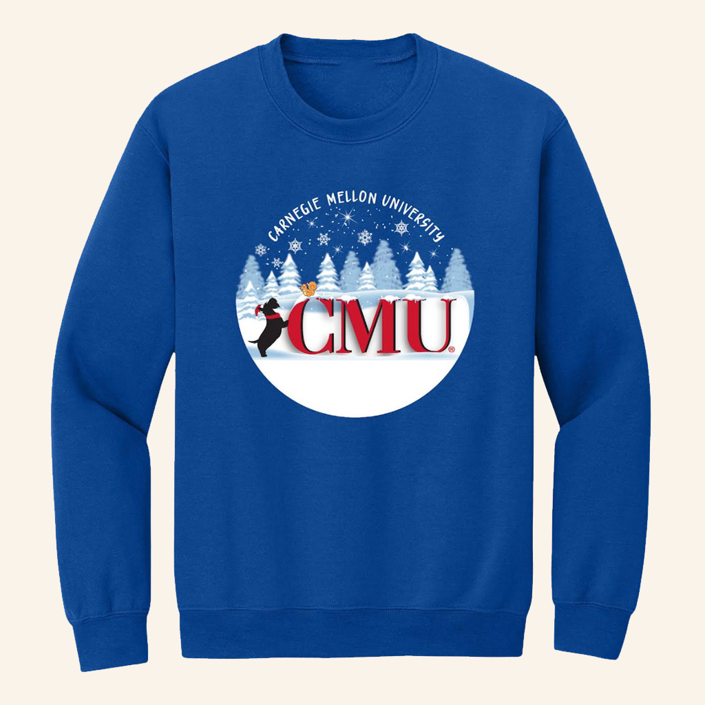 Bookstore Merch CMU Snow Globe Holiday Sweatshirt Christmas Gifts For Husband