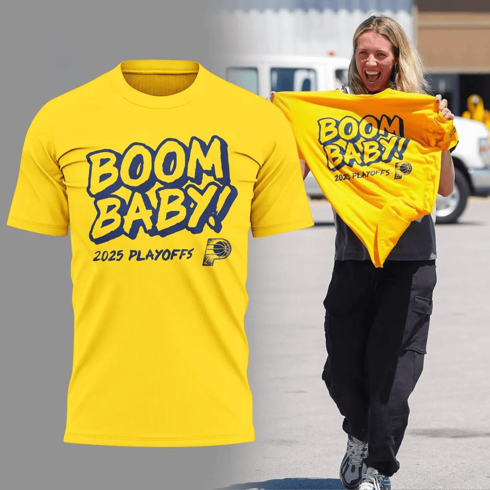 Boom Baby Indiana Pacers Shirt Best Gifts For Basketball Lovers