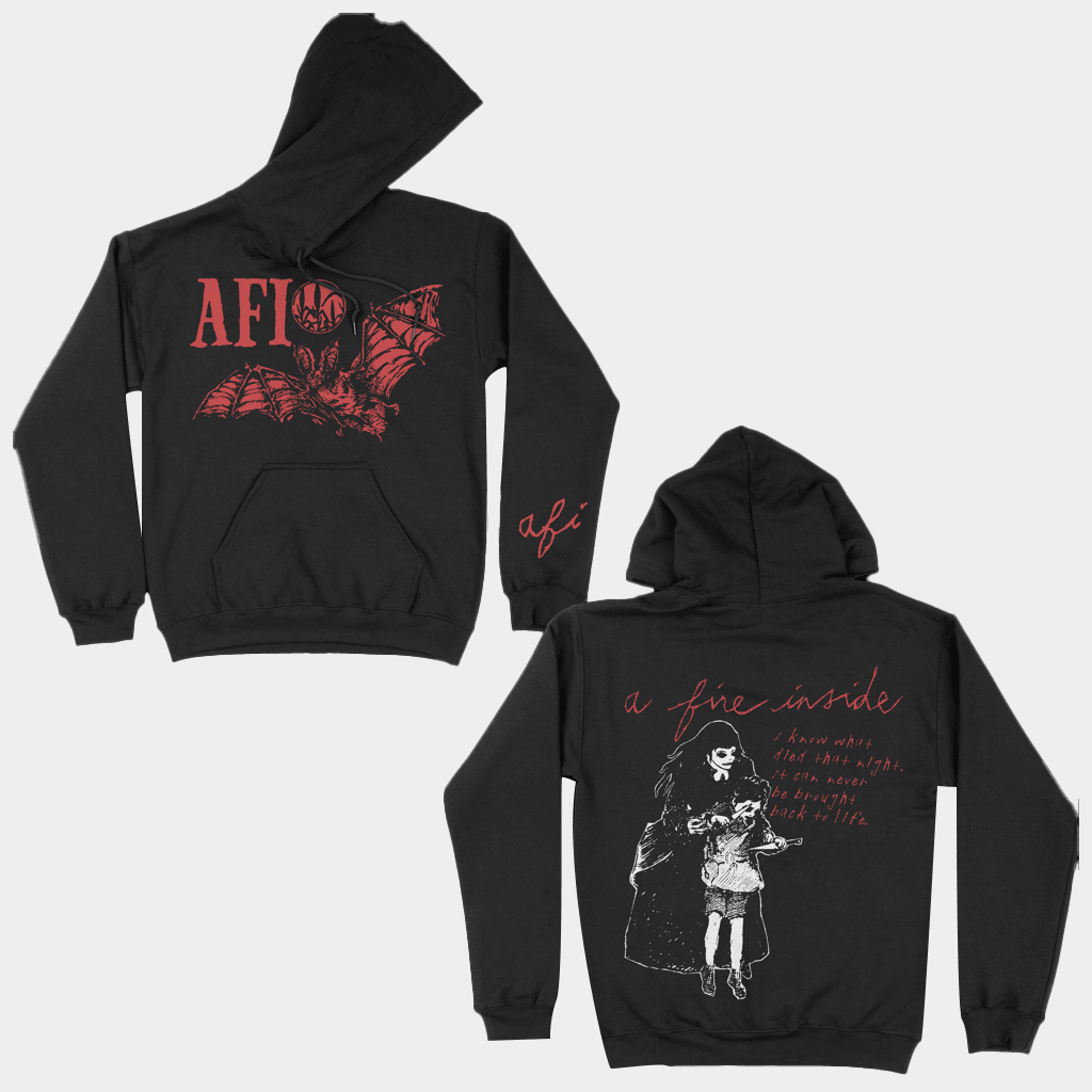 Boothammer Tees Merch AFI A Fine Inside Bat Hoodie AFI Band Fan Merch Gifts For Music Lovers