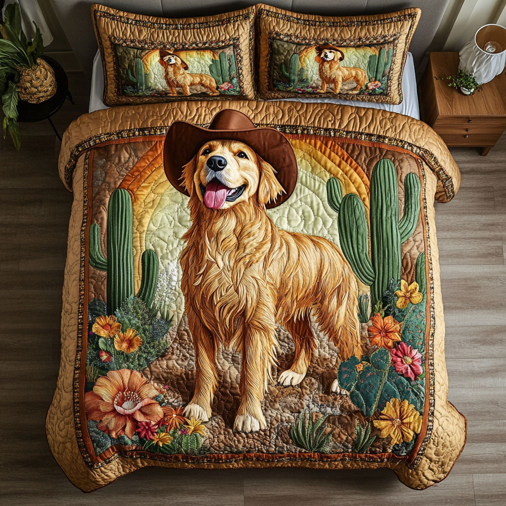 Boots And Bark Quilted Bedding Set Perfect Bedding Gift Set for Holiday Celebrations