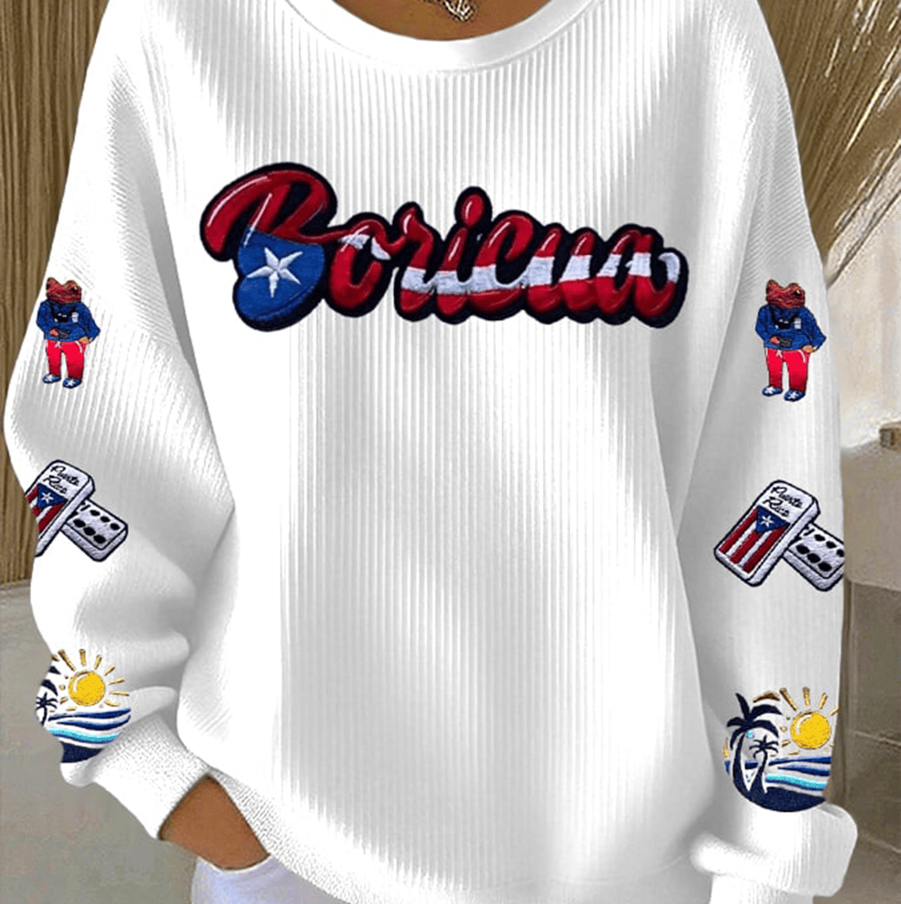 Boricua Bad Bunny Sweatshirt Football Themed Super Bowl LX Merch Gift For Her