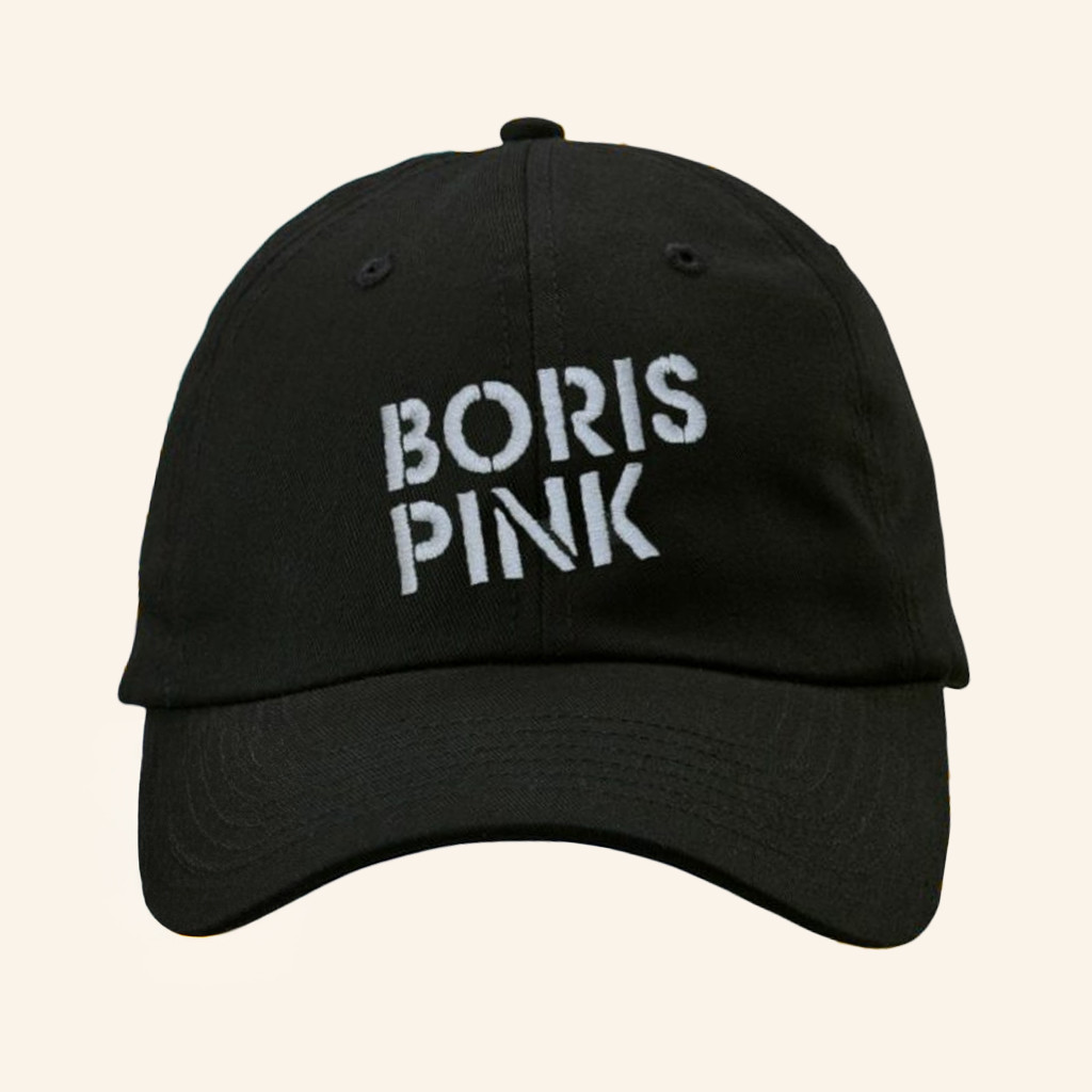 Boris Heavy Rocks Merch Boris Pink Embroidered Black Hat Cool Christmas Gifts For Guys Boris Heavy Rocks Merch Boris Pink Embroidered Black Hat Cool Christmas Gifts For Guys