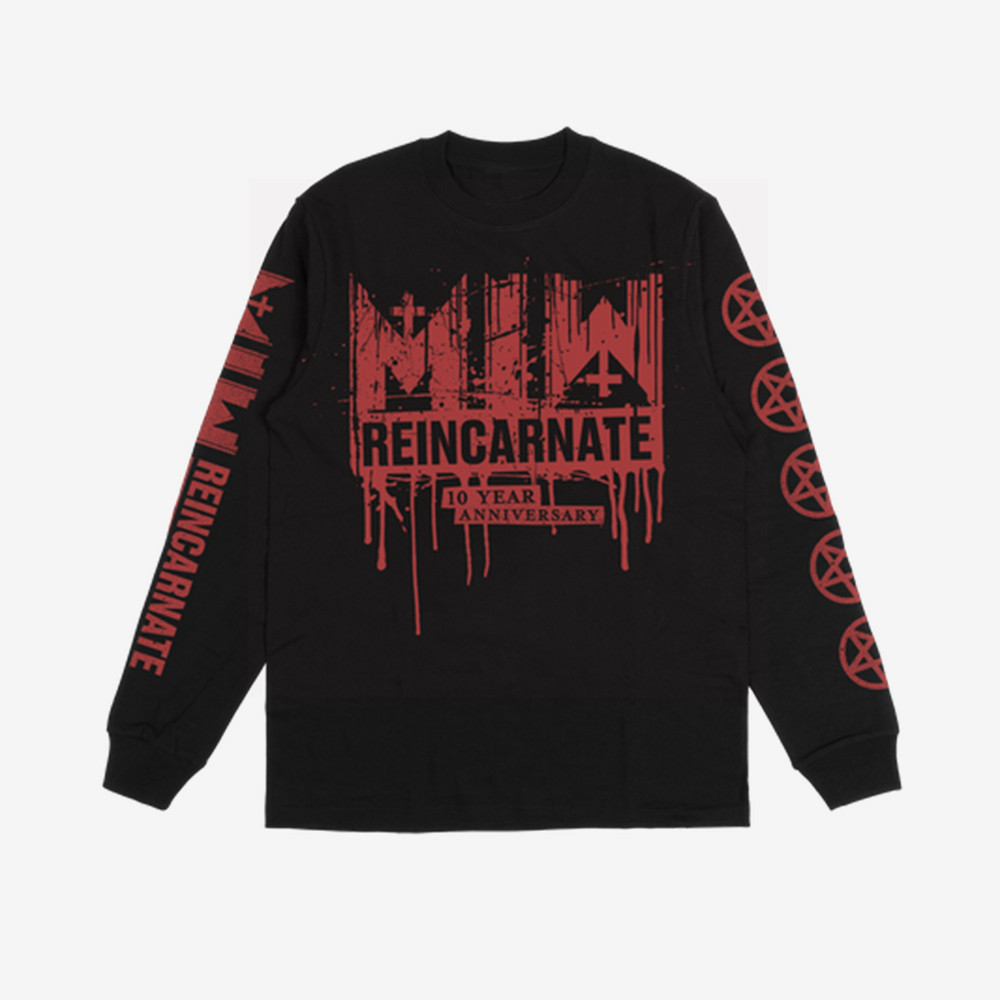 Born In Blood Motionless In White Long Sleeve Shirt Motionless In White Apparel Gift Ideas