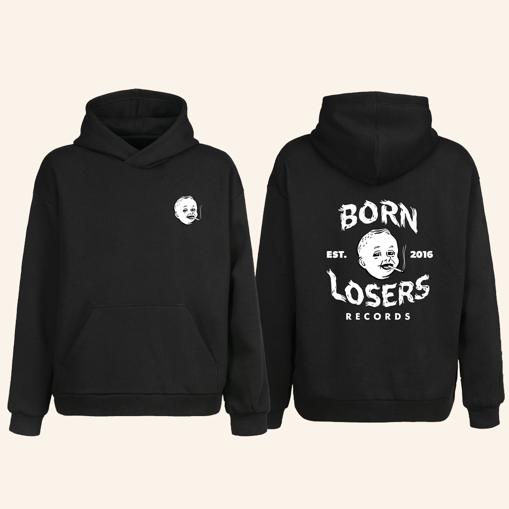 Born Losers Records Merch BLR Label Hoodie Husband Christmas Gift Ideas Born Losers Records Merch BLR Label Hoodie Husband Christmas Gift Ideas