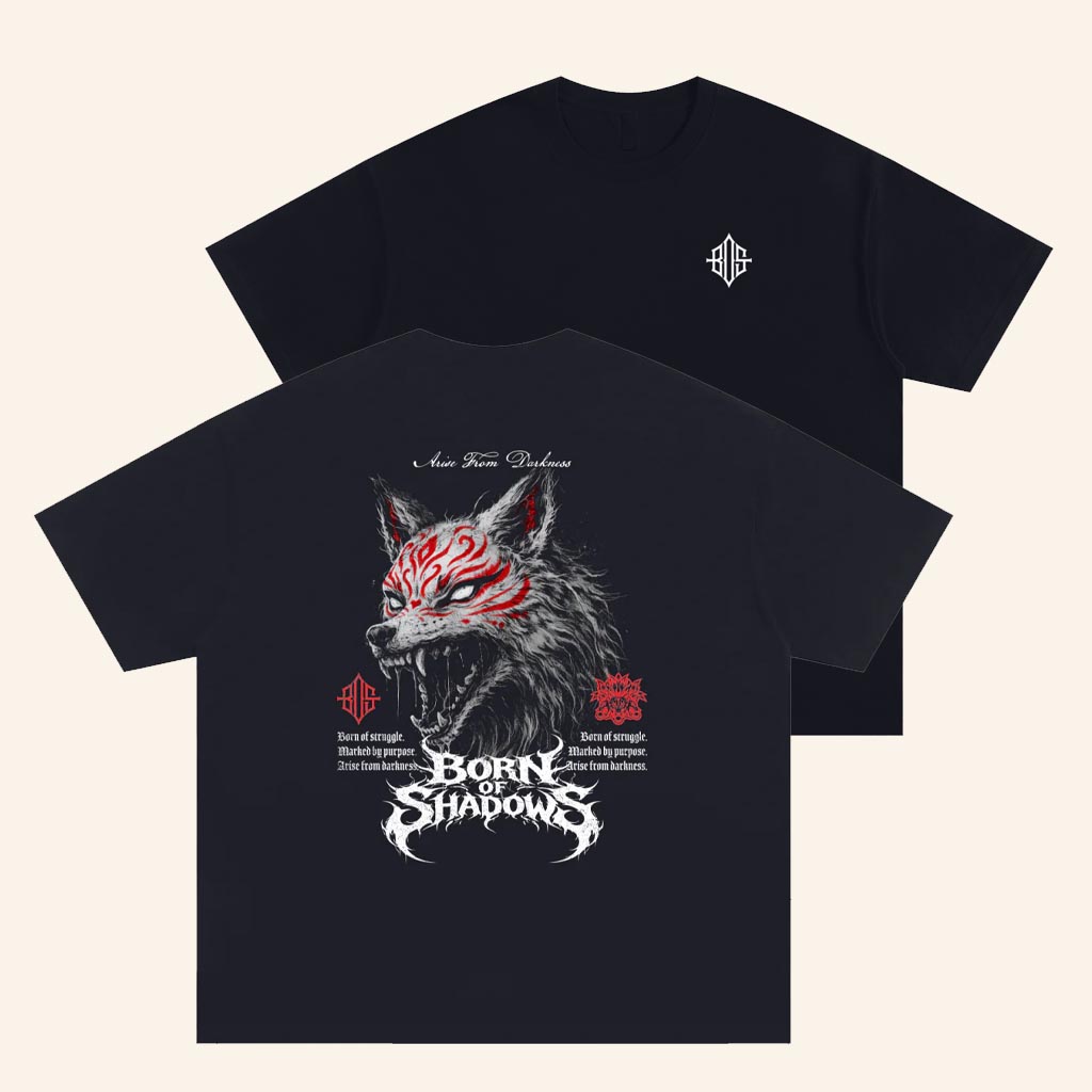 Born Of Shadows Merch The Revenant Kitsune T-Shirt Best Gifts For Boyfriend