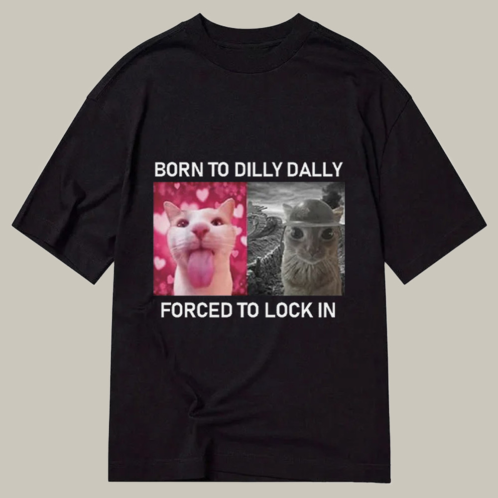 Born To Dilly Dally Classic Shirt Funny Animal T-Shirt Gifts For Teenage Girls