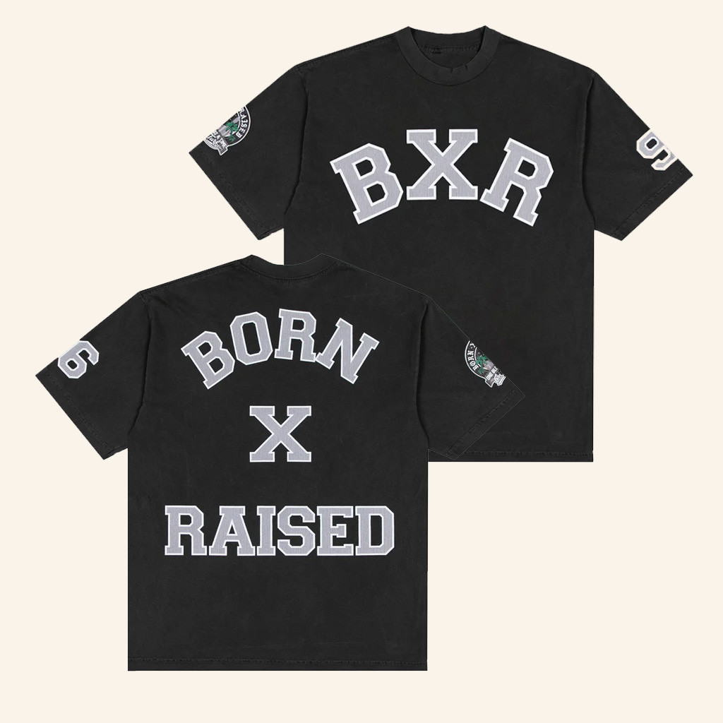 Born X Raised Merch BXR College T-Shirt Birthday Gift Ideas For Husband