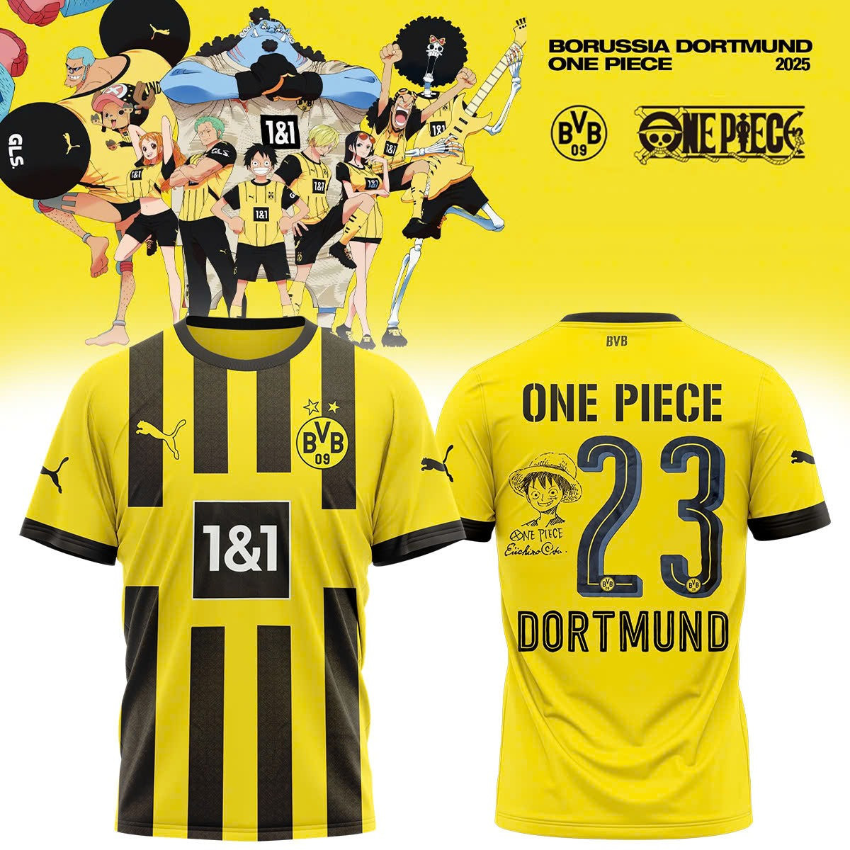Borussia Dortmund X One Piece Shirt Good Gift Ideas For Football Lovers