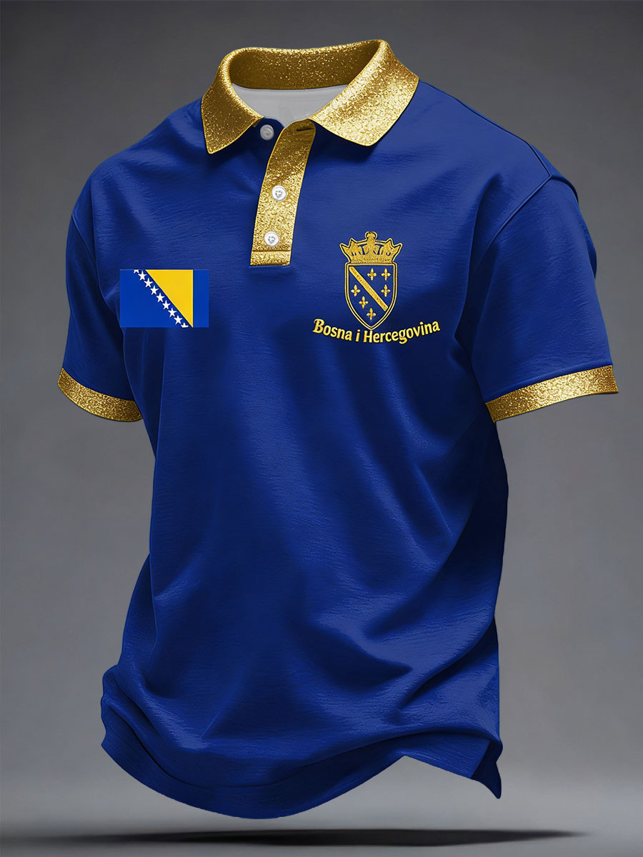 Bosna I Hercegovina Polo Shirt Fifa World Cup 2026 Apparel Gift For Bosnia Fans