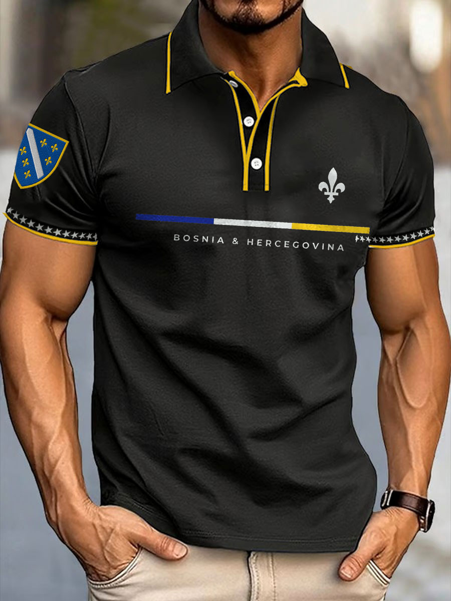 Bosnia And Herzegovina Polo Shirt Fifa World Cup 2026 Clothing Fans Gift