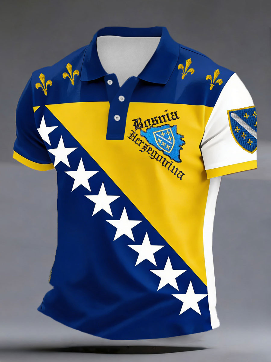 Bosnia Herzegovina Polo Shirt Fifa World Cup 2026 Clothing Best Gift For Soccer Fans