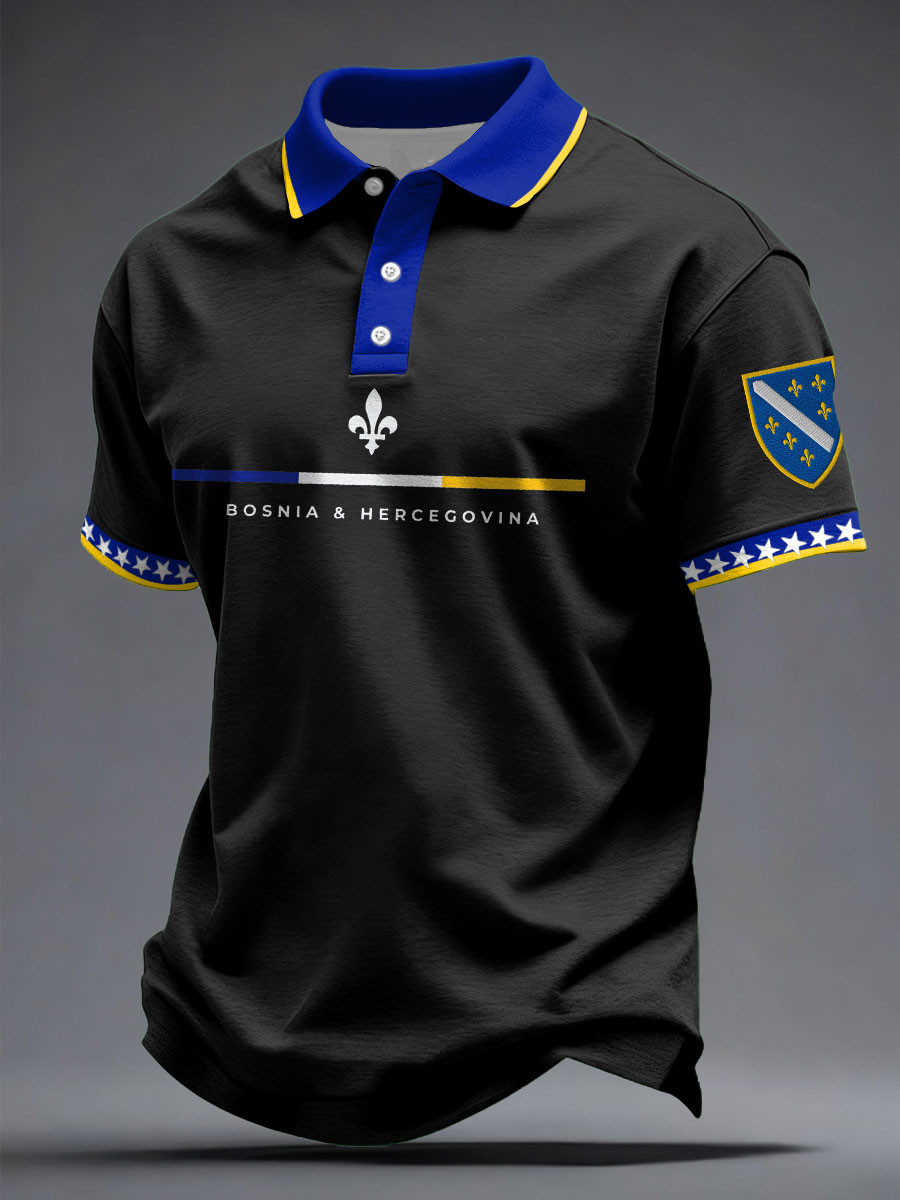 Bosnia Herzegovina Polo Shirt Fifa World Cup 2026 Clothing Gift For Bosnia Lover