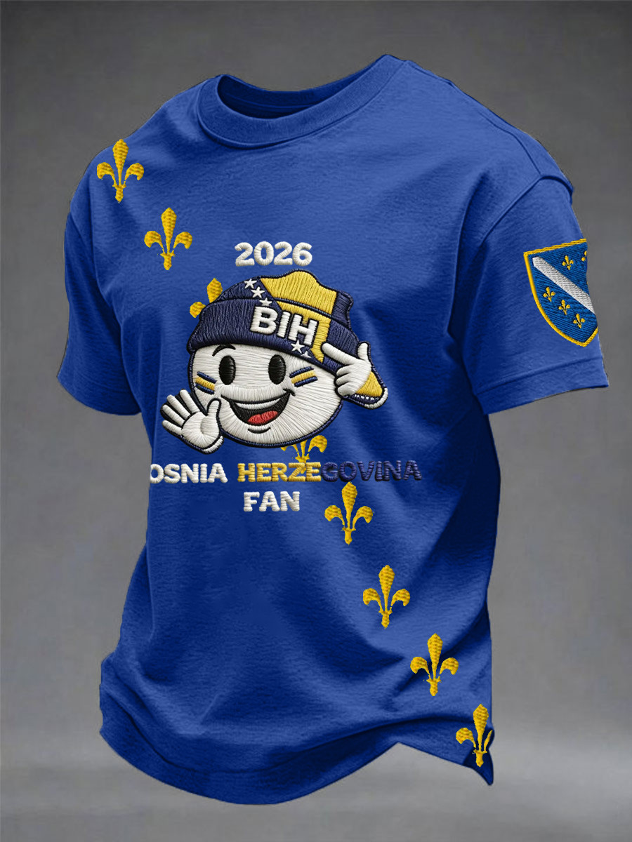Bosnia Herzegovina T-Shirt Fifa World Cup 2026 Clothing BIH Fan Gifts Ideas