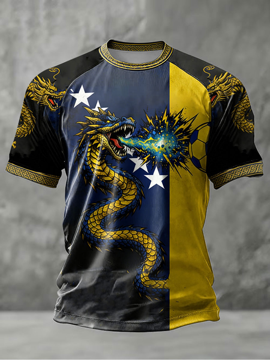 Bosnia ZMAJEVI Football T-Shirt Fifa World Cup 2026 Clothing Best Gift For Fans