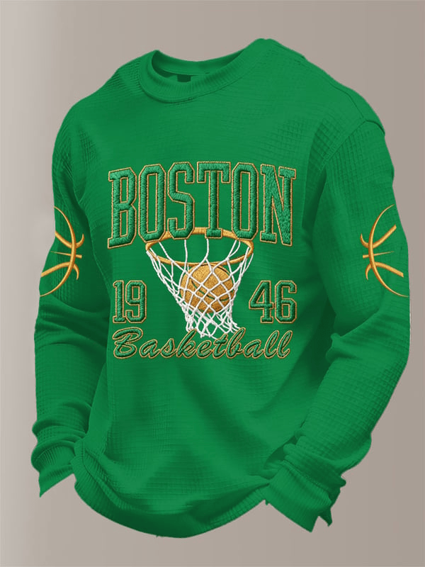 Boston Basketball Game Day Long Sleeve Shirt Celtics Super Bowl Merch Gifts For Basketball Fan