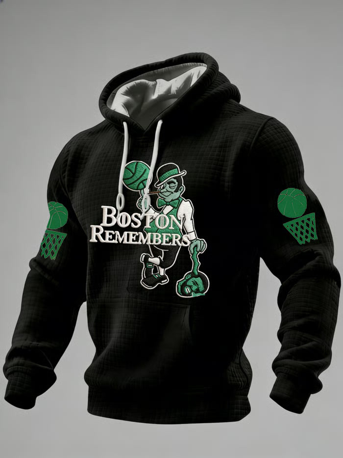 Boston Basketball Hoodie Boston Remember Hoodie Game Day Apparel Gifts For Son
