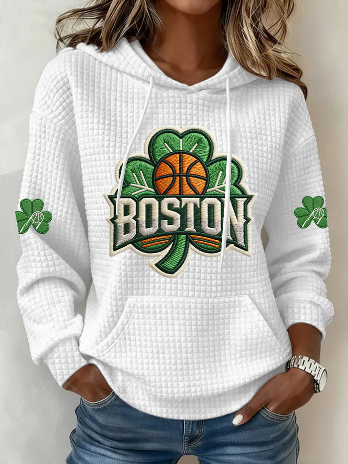 Boston Basketball Hoodie Game Day Merch Gift Ideas For Basketball Lovers