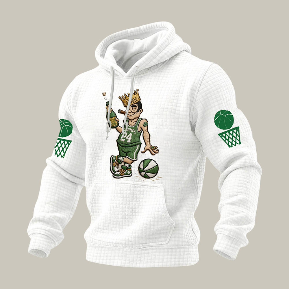 Boston Basketball Logo Hoodie Basketball Fan Apparel Present For Huge Fans