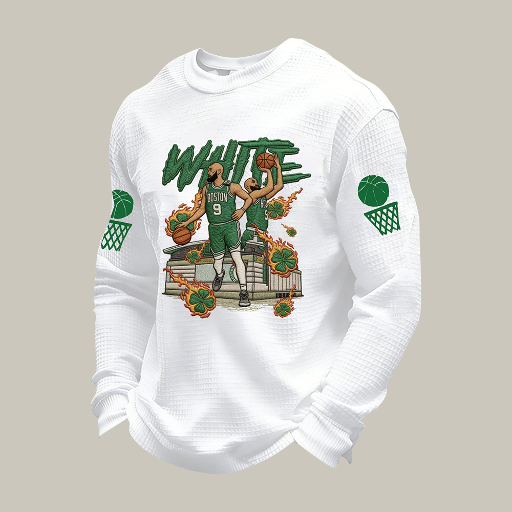 Boston Basketball Long Sleeve Shirt Game Day Apparel Basketball Lover Gift