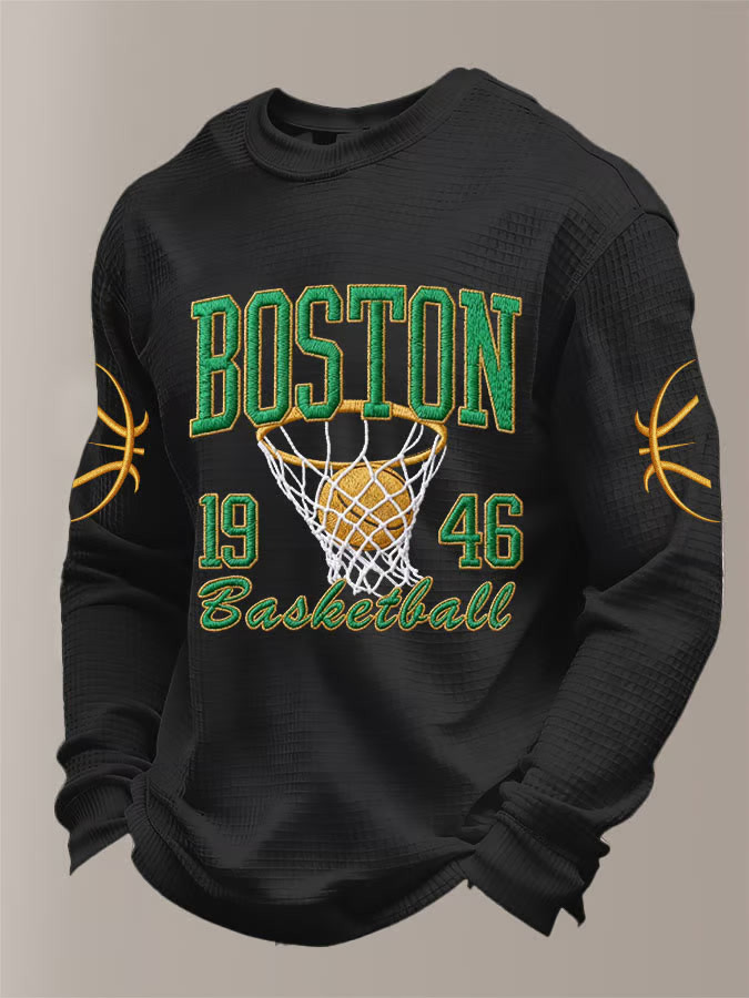 Boston Basketball Long Sleeve Shirt Game Day Boston Pride Clothes Gifts For Basketball Fan Boston Basketball Long Sleeve Shirt Game Day Boston Pride Clothes Gifts For Basketball Fan