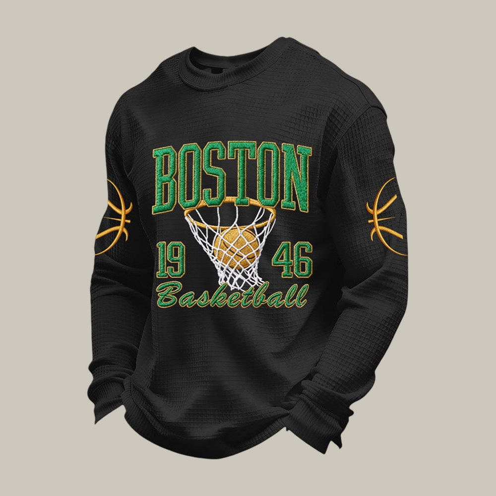 Boston Basketball Long Sleeve Shirt Game Day Clothing Basketball Fan Gift