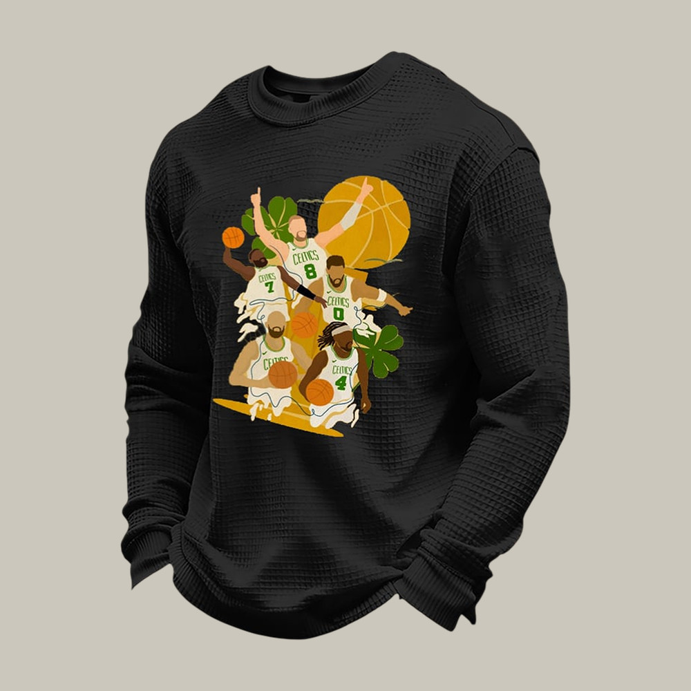 Boston Celtics Basketball Long Sleeve Shirt Game Day Clothing Basketball Gear