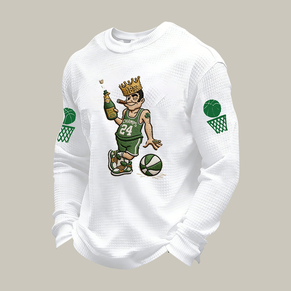 Boston Celtics Basketball Long Sleeve Shirt Game Day Clothing Basketball Lover Gift