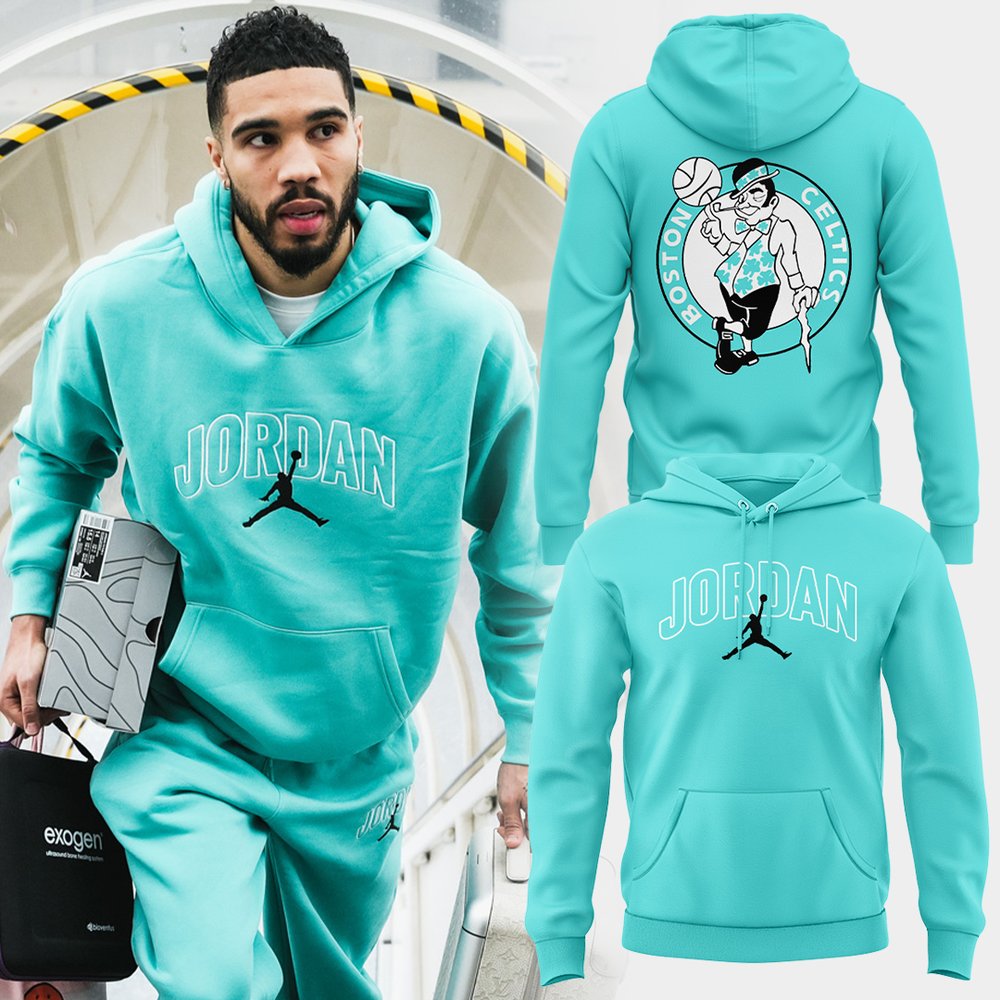Boston Celtics Jayson Tatum Basketball Hoodie Celtics Merch Unique Basketball Gifts For Fans