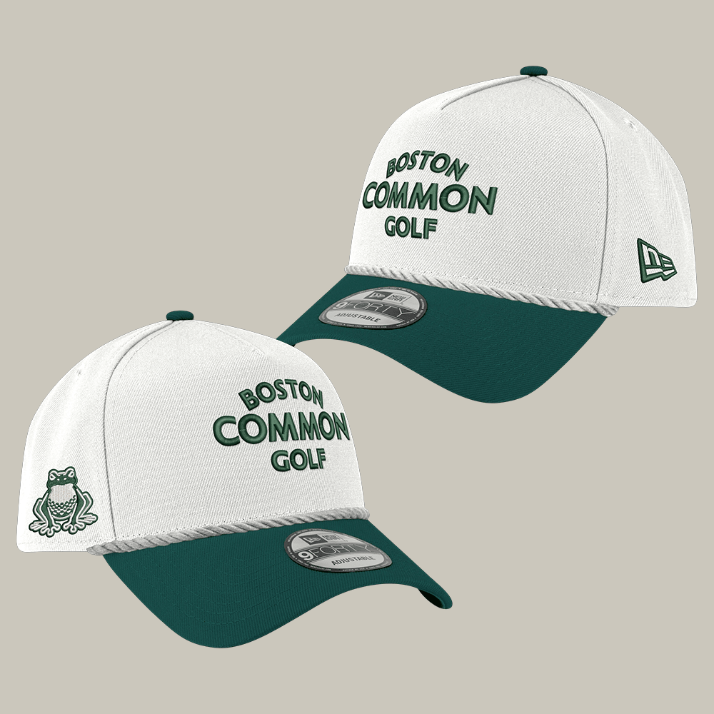 Boston Common Golf 9FORTY A Frame Rope Hat Frog Pond Golf Merch Best Fan Gift