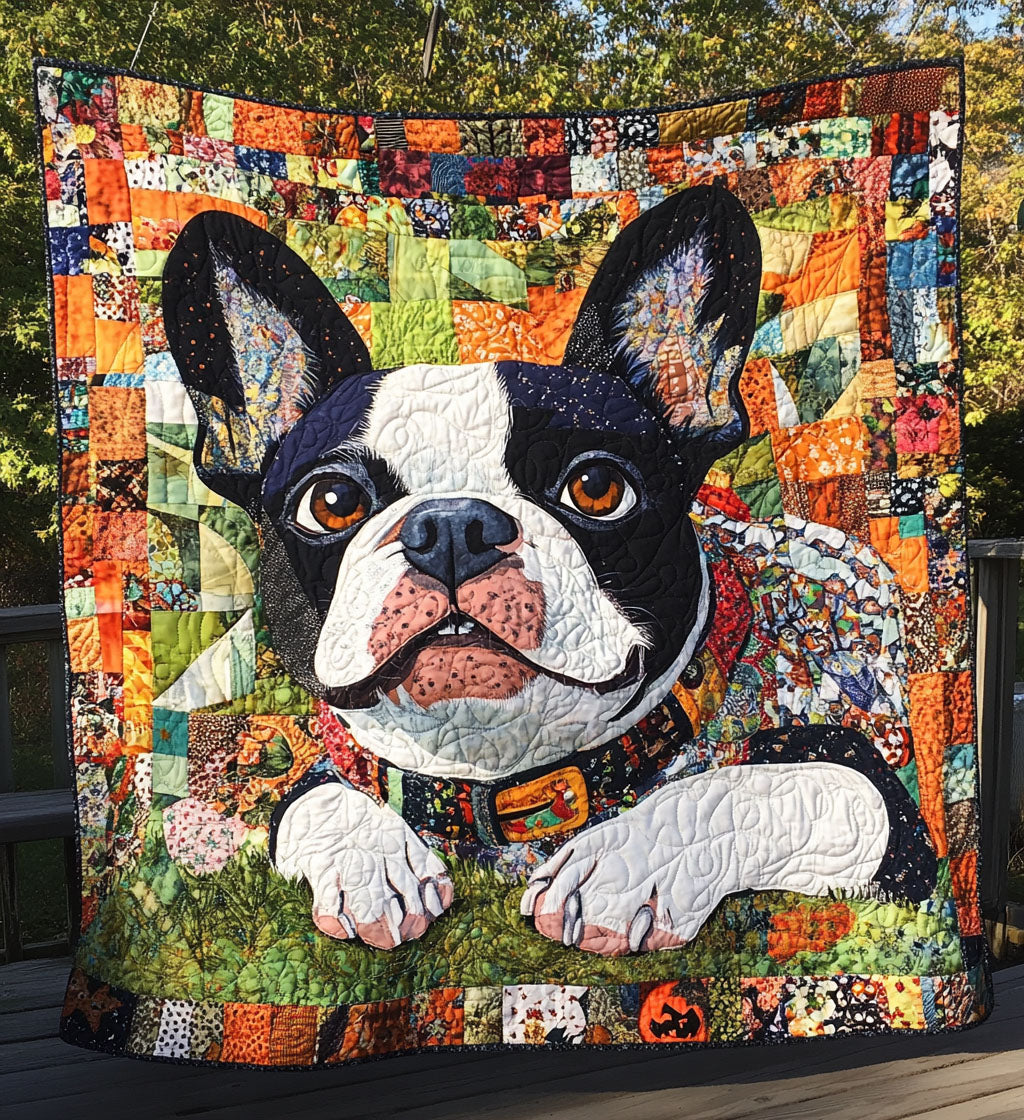 Boston Joy Quilted Blanket Gifts For Pet Owners