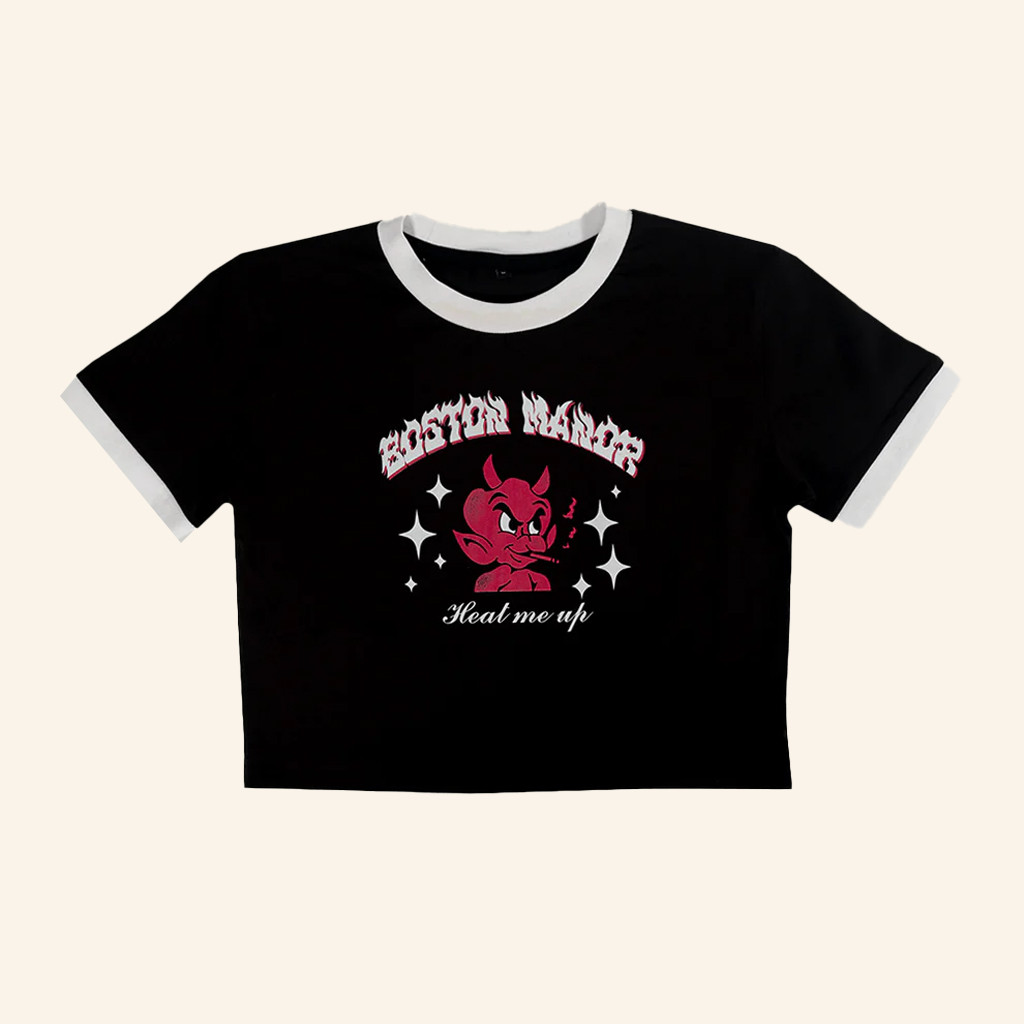 Boston Manor Merch Heat Me Up Baby Tee Best Birthday Gifts For Her