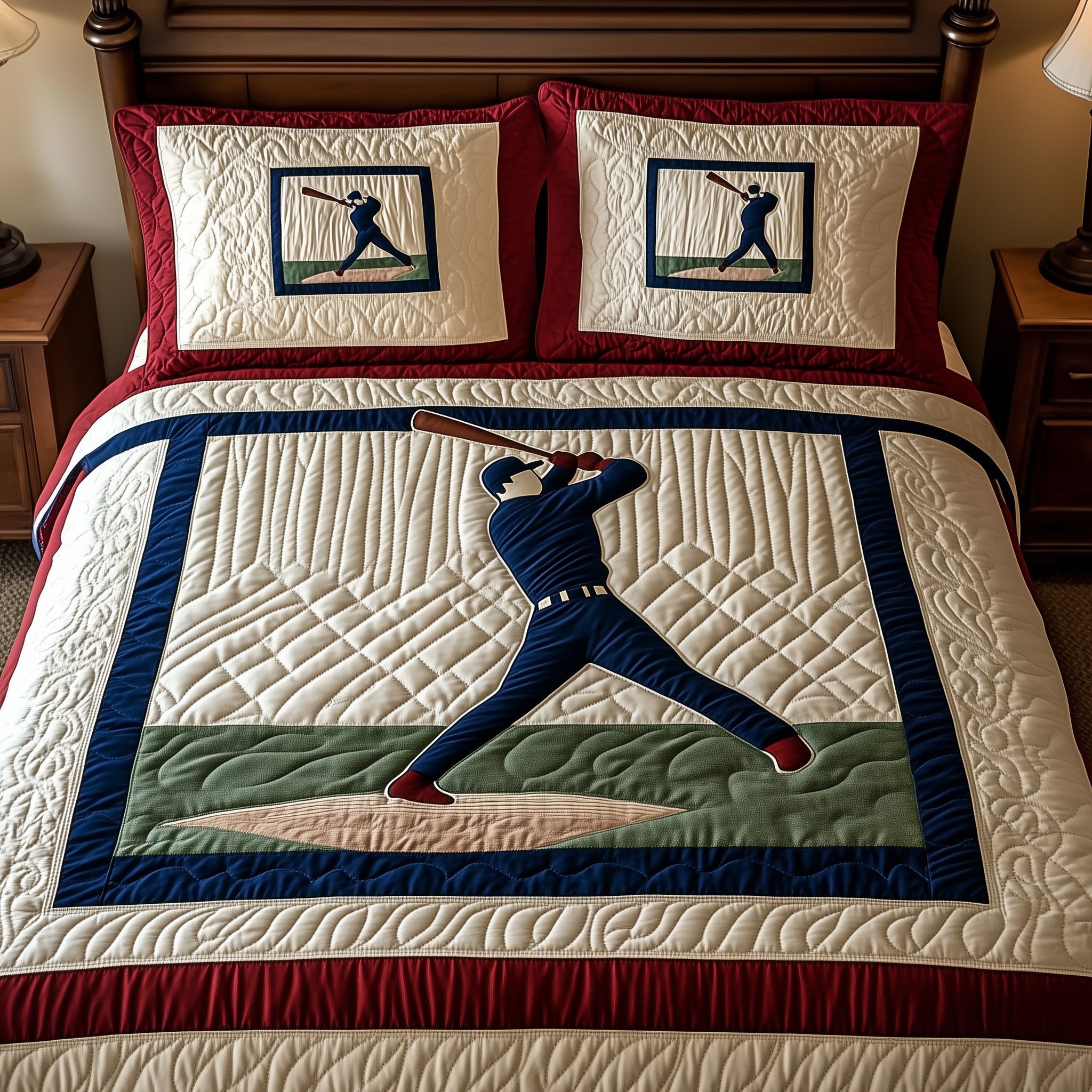 Boston Pride Quilted Bedding Set Duvet Cover Merchandise Baseball Christmas Gift Ideas