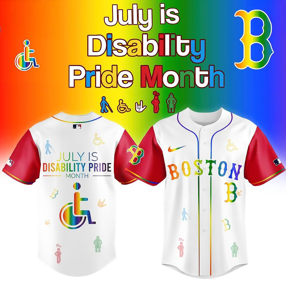 Boston Red Sox 2025 Disability Pride Month Baseball Jersey Baseball Lover Gifts For Him