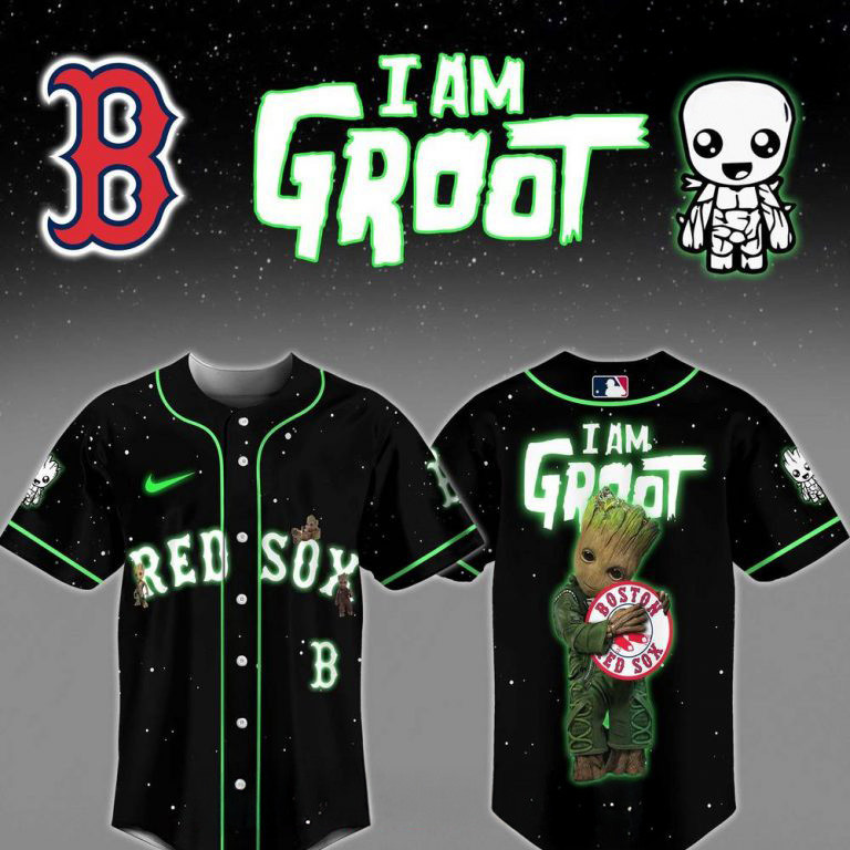 Boston Red Sox  Am Groot 2025 Limited Edition Jersey Best Gifts For Baseball Lovers