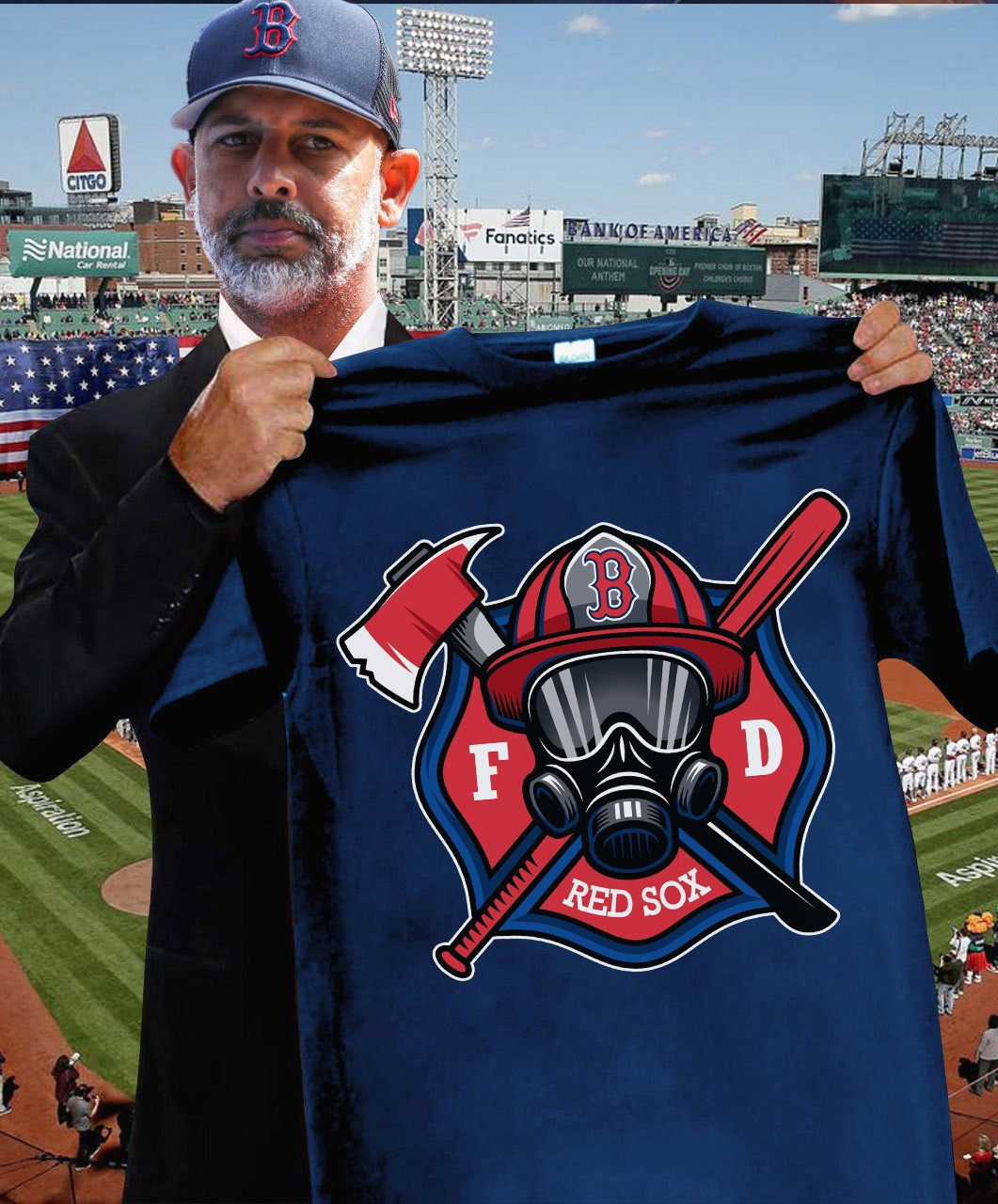 Boston Red Sox Firefighter Fire Dept T-Shirt Honor Fireman Baseball Fan Merch Gifts