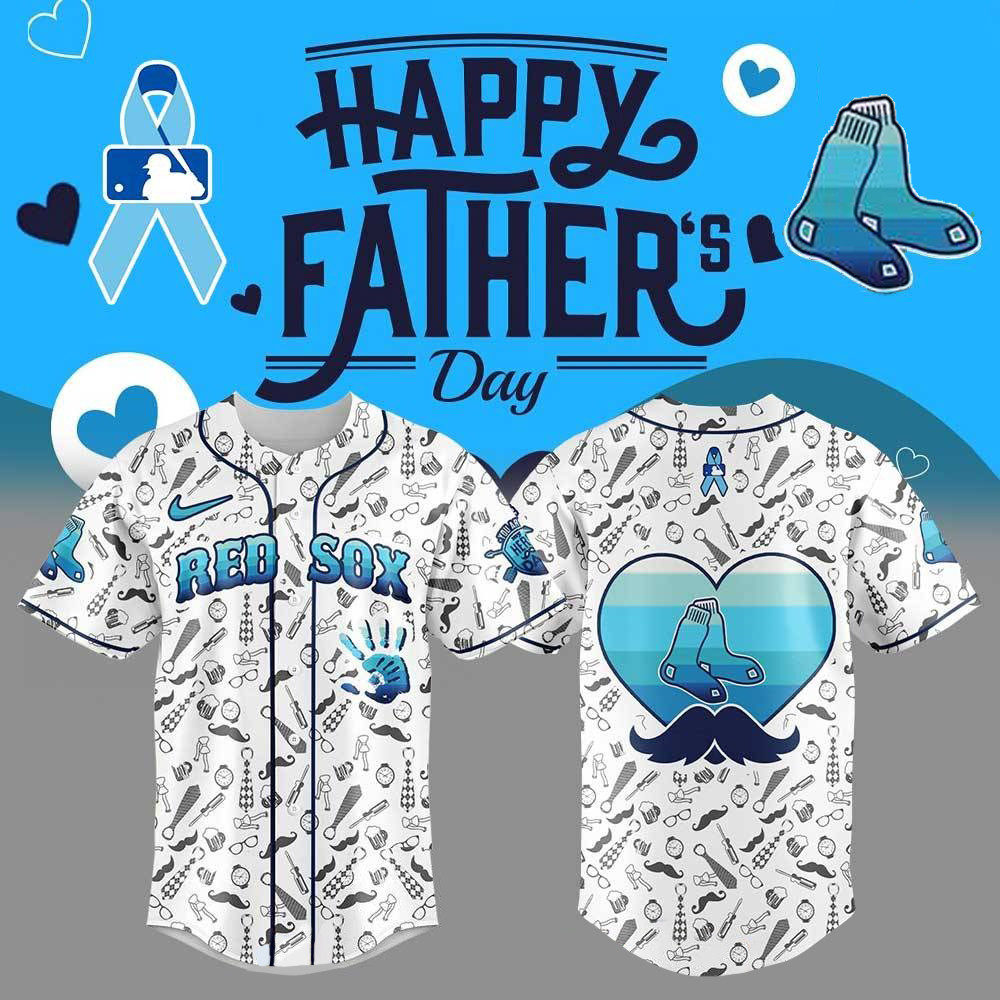 Boston Red Sox Happy Father's Day Baseball Jersey Gifts For The Basketball Enthusiast