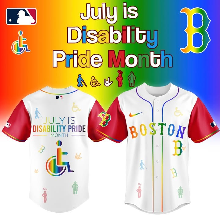 Boston Red Sox x Disability Pride Month Jersey 2025 Red Sox Merch