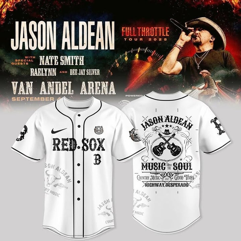 Boston Red Sox x Jason Aldean Limited Edition Jersey 2025 Best Gift For Baseball Supporters