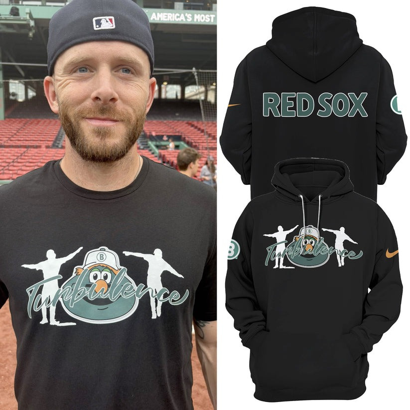 Boston Red Sox x Turbulence 2025 Green Hoodie Unique Gift For Fan Lovers