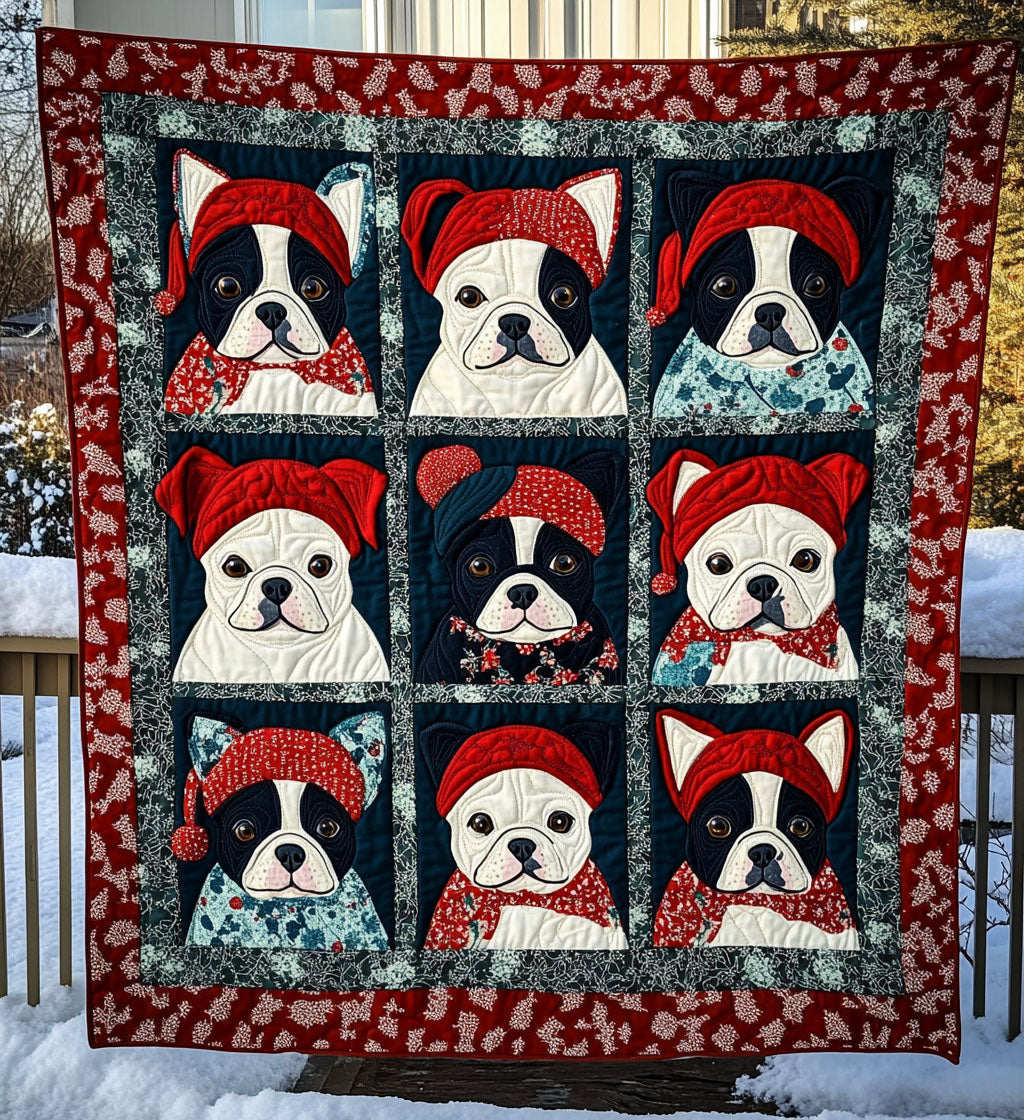 Boston Snuggles Quilted Blanket Gifts For Pet Owners