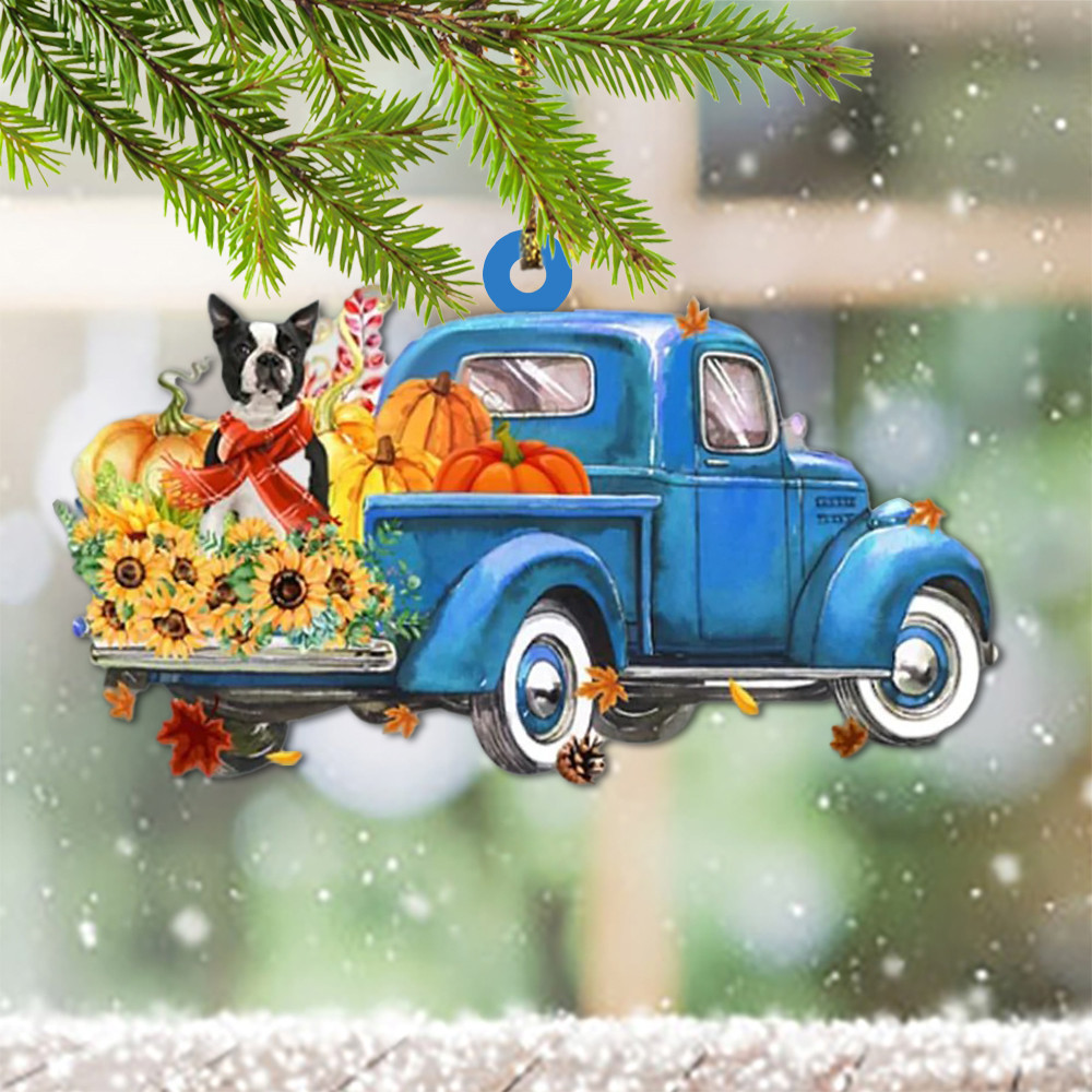 Boston Terrier Christmas Ornament Xmas Tree Decoration Ideas Gifts For Dog Owners