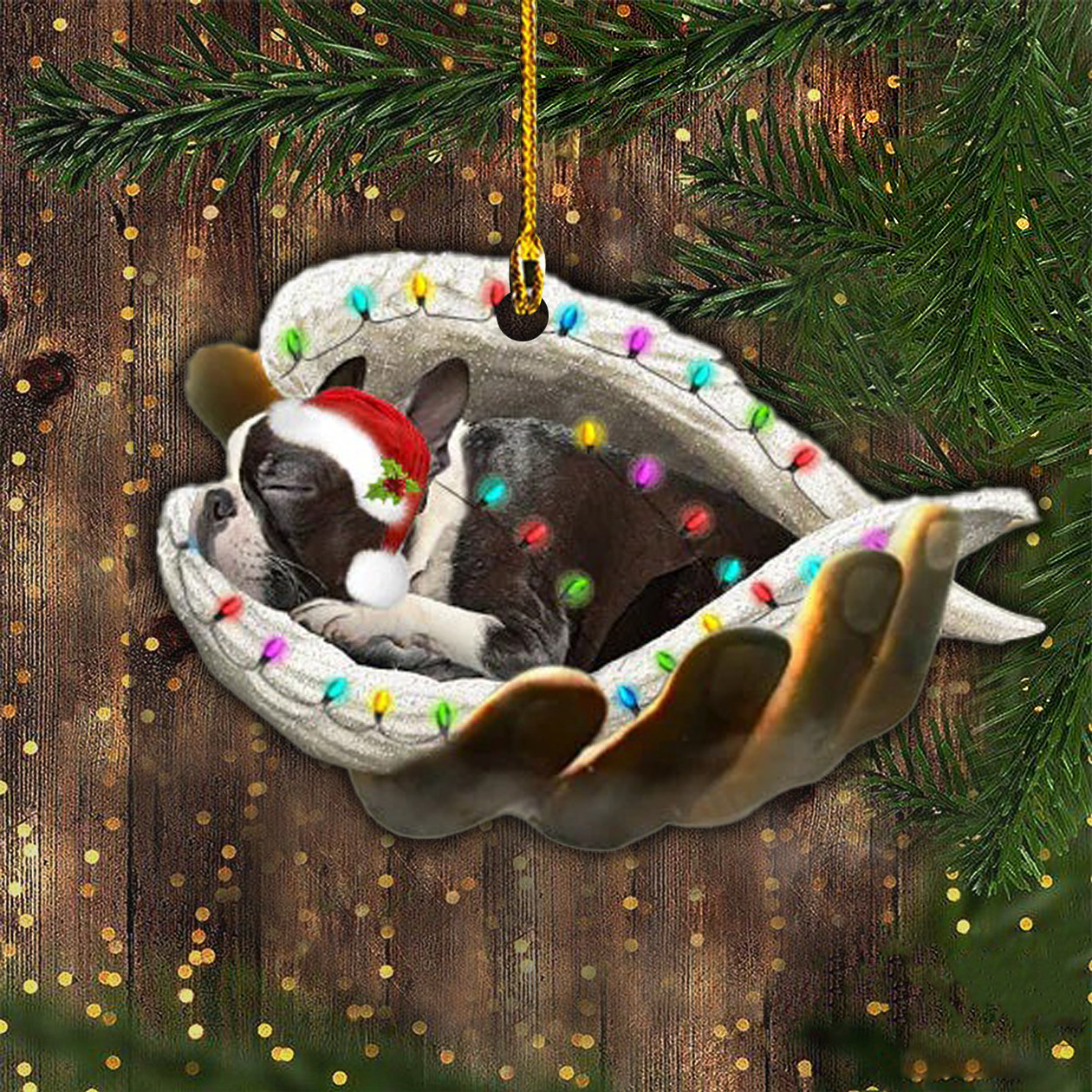 Boston Terrier Ornament Boston Terrier Christmas Ornament 2024 Gifts For Dog Lovers