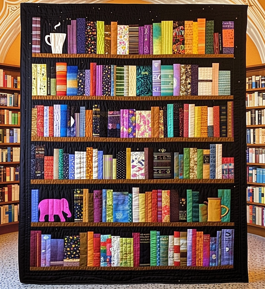 Bound In Stories Quilted Blanket Cute Blankets For Girlfriend