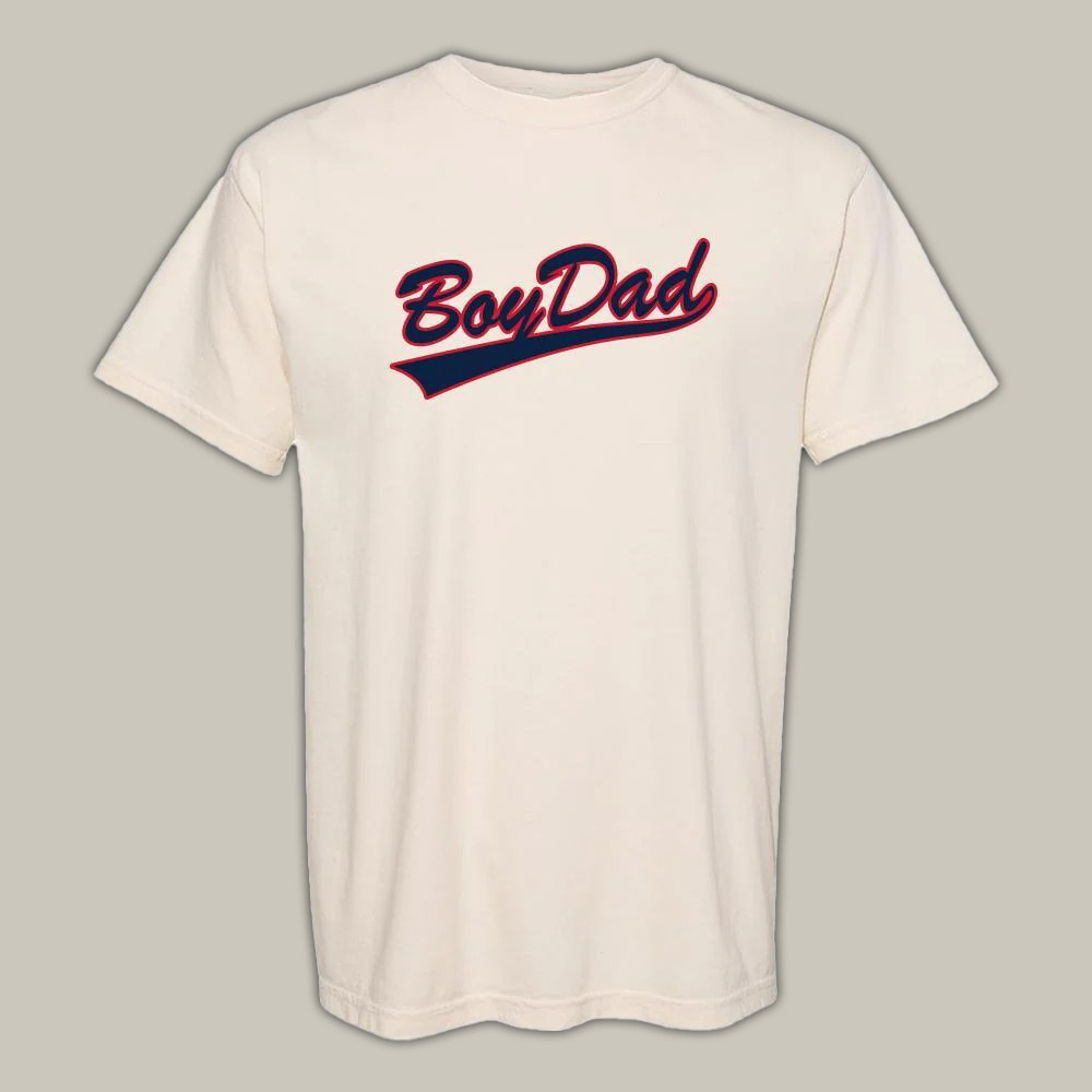 Boy Dad T-Shirt Funny Dad Life Shirt Holiday Wear Father's Day Gifts For Him