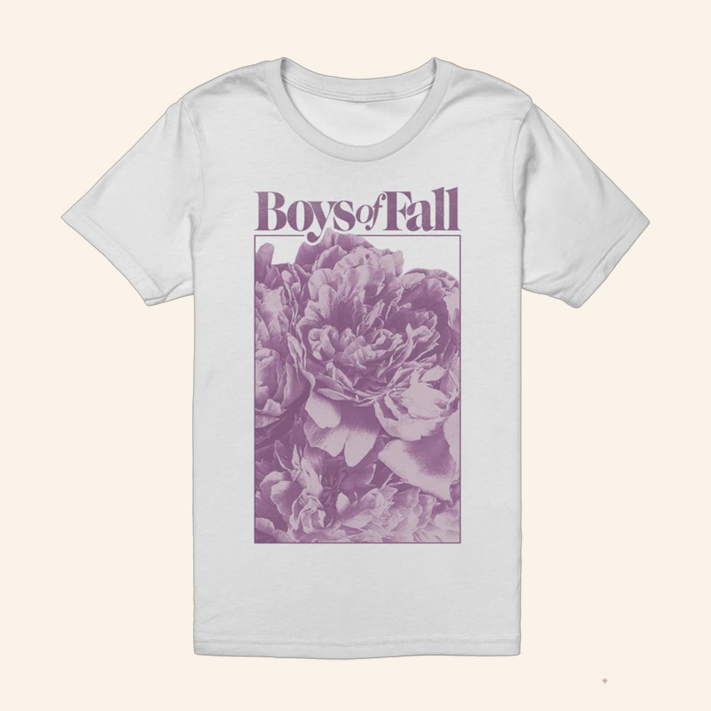 Boys Of Fall Band Merch Floral White T-Shirt Best Gifts For Music Lovers