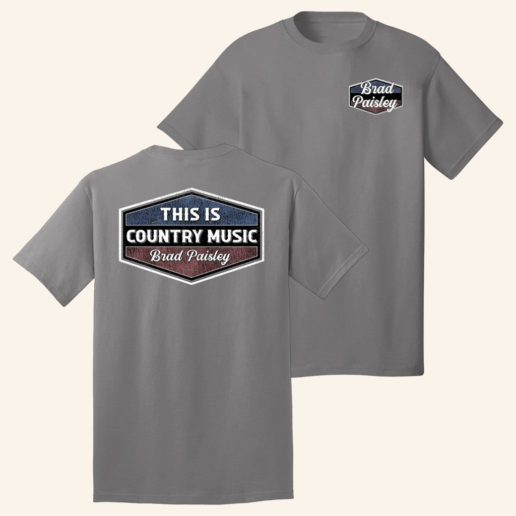 Brad Paisley Merch Tour 2025 This is Country Music T-Shirt Music Related Gifts For Guys Brad Paisley Merch Tour 2025 This is Country Music T-Shirt Music Related Gifts For Guys
