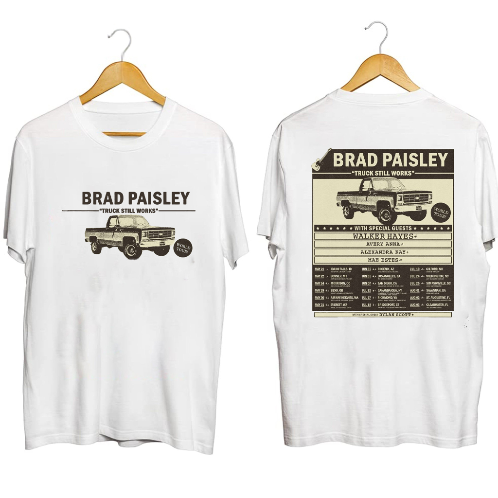 Brad Paisley Truck Still Works World Tour Shirt Brad Paisley Merch Gifts For Music Lovers