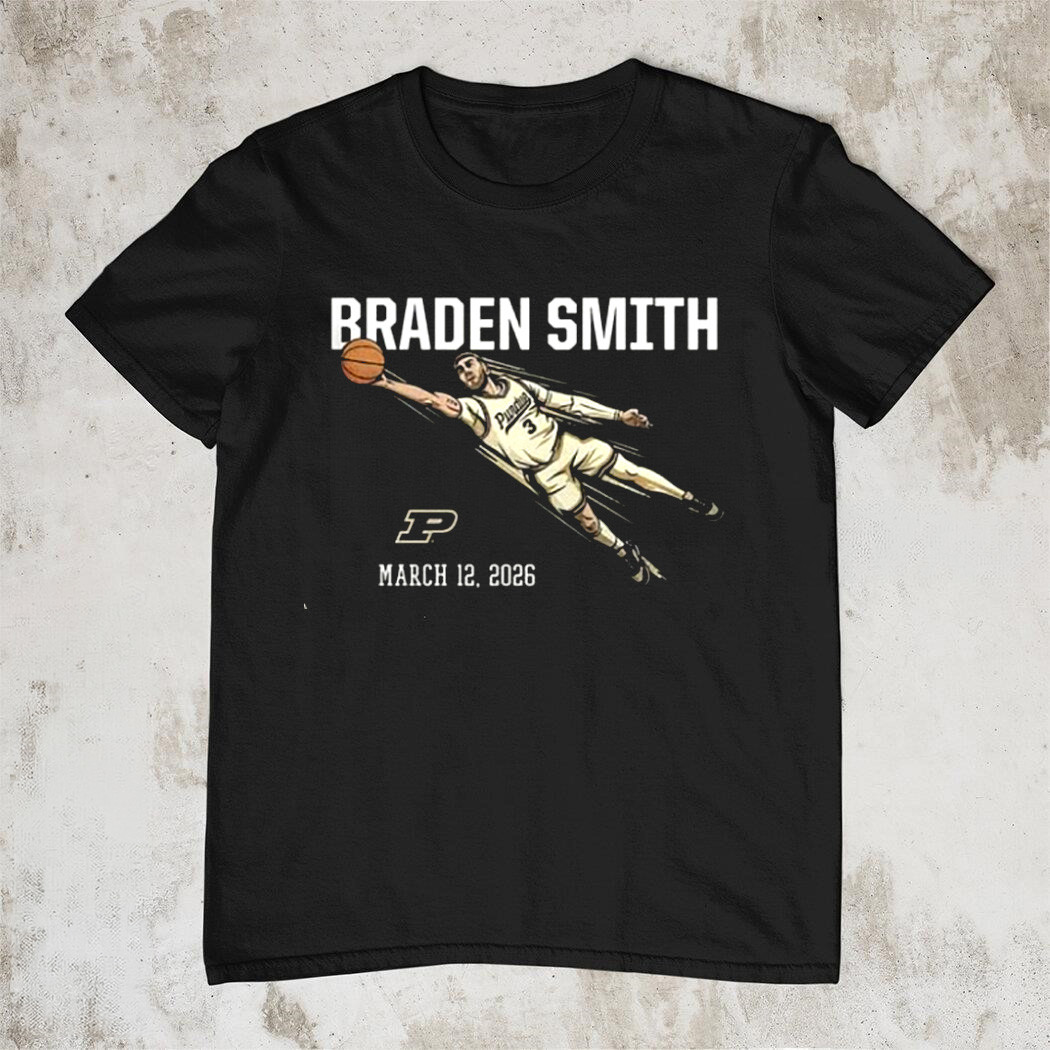 Braden Smith Purdue Basketball Diving Assist Hoodie March 12 2026 Fan Gear Best Gift For Boilermaker Fans