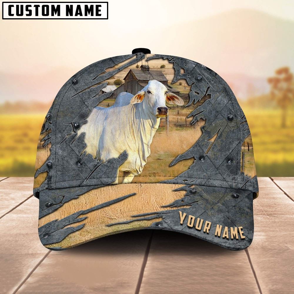 Brahman Customized Name Cap Farm Cap Farmer Baseball Cap Gift For Farmer