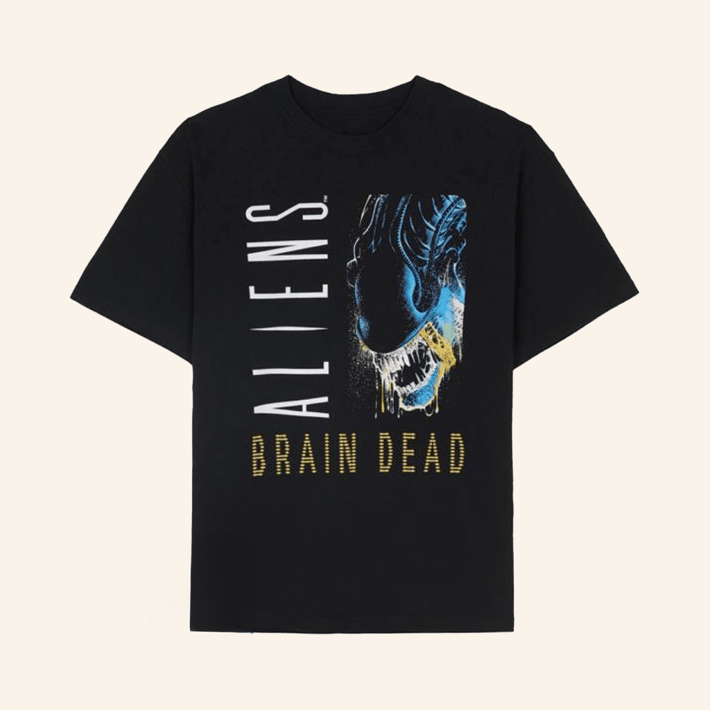 Brain Dead Merch Brain Dead X Aliens Final Sight T-Shirt Black Dad Gifts Brain Dead Merch Brain Dead X Aliens Final Sight T-Shirt Black Dad Gifts